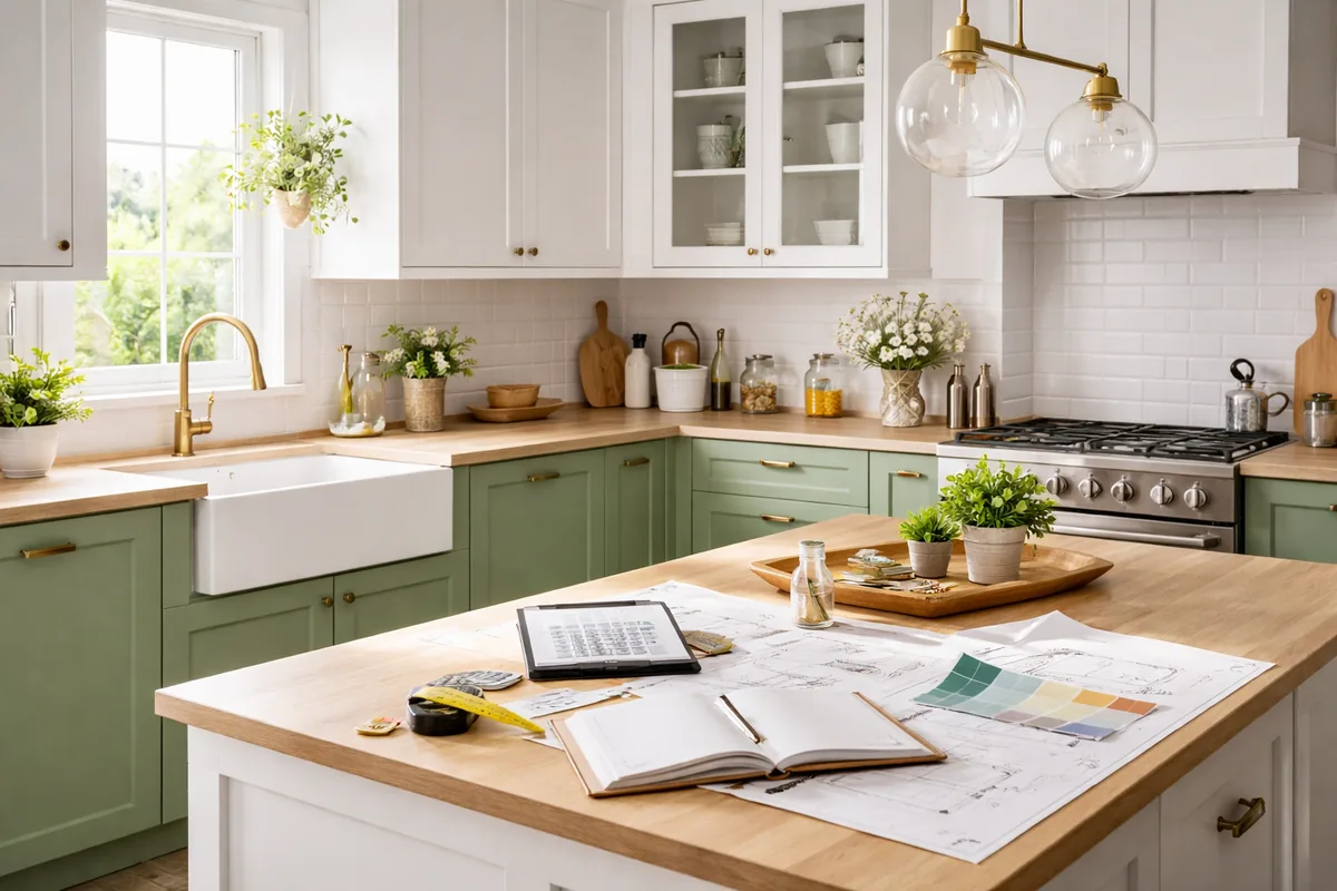 Quel budget prévoir pour rénover une cuisine de gazette de 15 m²