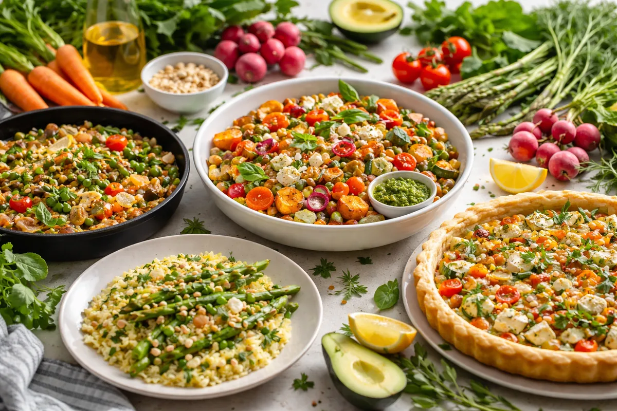 Comment préparer des plats végétariens savoureux avec des légumes de saison