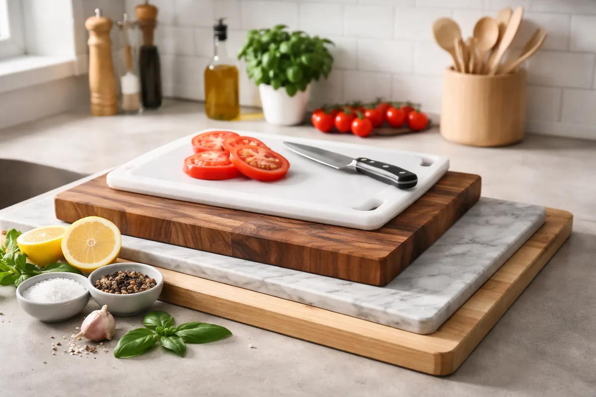 Quel type de planche à découper choisir pour cuisiner efficacement