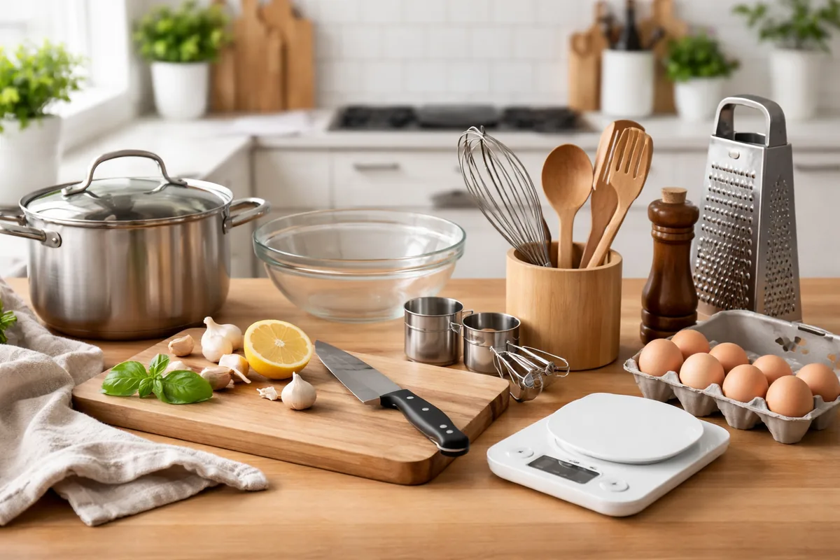 Quel matériel de cuisine indispensable pour un débutant